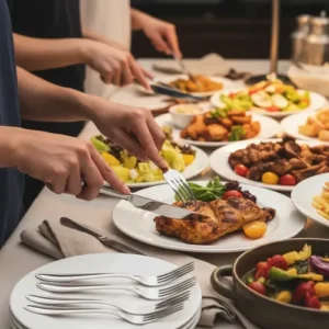 Kit 48 Garfo E Faca Em Inox Talheres De Mesa Buffet Cozinha - Imagem 4