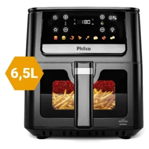 Air Fryer Philco 6,5L Visor Glass e Redstone 1700W PAF65A - Imagem 6