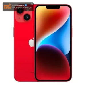Apple Iphone 14 5g (128gb) Vermelho Original Menor Preço+ Nf (Novo com caixa aberta) - Imagem 1