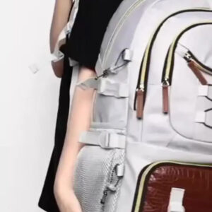 Mochila Unissex 40l Passeio Escola E Trabalho Bolso Tênis - Imagem 2