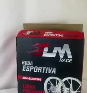 Jogo Roda Pé De Galinha Cg Titan 150 160 Liga Leve A Tambor - Imagem 2