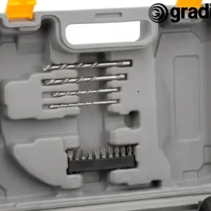 Parafusadeira Furadeira Sem Fio A Bateria 12V 3/8 Pol. 10mm Gradiente Profissional Com Maleta Brocas e Bits - Imagem 10