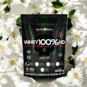 Whey 100% Hd Refil Black Skull - 900g (wpc, Wpi E Wph) Sabor Baunilha - Imagem 6