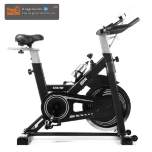 Bicicleta Ergométrica Spinning Mecanica Roda Inércia 13kg Sprint Odin Fit - Imagem 1