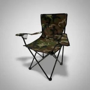 Cadeira Camping Dobravel Camuflada Porta Copo Ate 150kg - Imagem 11