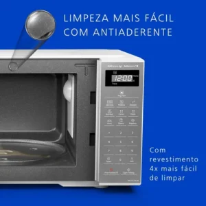 Micro-ondas De Mesa Panasonic, 21 Litros, Branco, Espelhada - Imagem 7