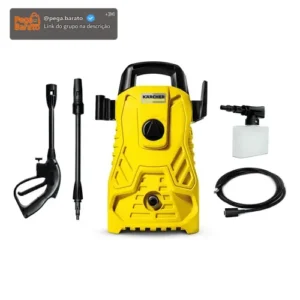 Lavadora de Alta pressão Kärcher Compacta 1500 PSI/Libras 1400W 300L/h com Aplicador de Detergente e Lança Regulável 127v - Imagem 1