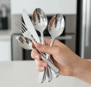 Faqueiro Tramontina 24 Peças Inox Jogo De Talheres Completo 6 Pessoas, Resistente, Não Enferruja, Fácil Limpeza, Kit Talheres Inox Premium Para Cozinha, Mesa Posta E Dia A Dia - Imagem 4