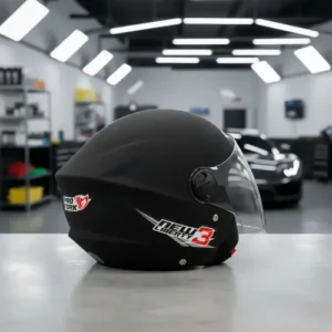 Capacete Moto Cor Preto-fosco PROTORK NEW LIBERTY T58 - Imagem 7