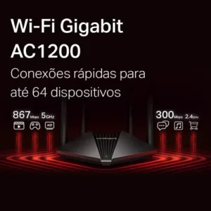 Mercusys MR30G Roteador Wifi5 AC1200 Gigabit Banda Dupla por TP-Link - Imagem 5