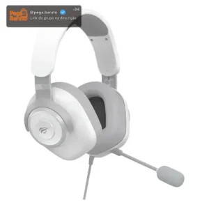 Fone de Ouvido Gamer Havit H2230D 7.1 P3 50mm para PC e Consoles Cor Branco - Imagem 1