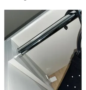 Closet Arara Aberto Com Cabideiro Suspenso De Parede Branco - Imagem 6
