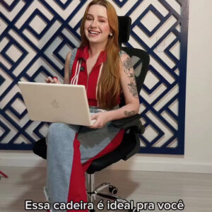 Cadeira De Escritório Até 150kg Executiva Presidente Office - Imagem 2