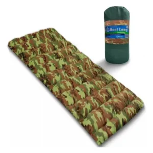 Colchonete Camping Camuflado Colchão Saco De Dormir Pesca Acampamento Retiro Trilha C/ Saco De Transporte Mochila Hz Home Tech - Imagem 10