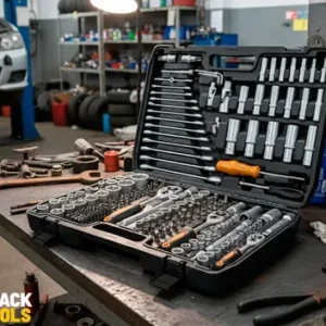 Jogo Soquetes Catracas Ferramentas Kit Chave 216 Peças Completa Oficina Master Maleta Tkf216 The Black Tools - Imagem 11