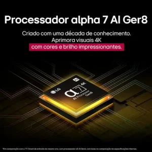 Smart TV LG UHD AI UA85 50 polegadas HDR10 Pro Processador α7 AI Ger 8 webOS 25 - Imagem 12