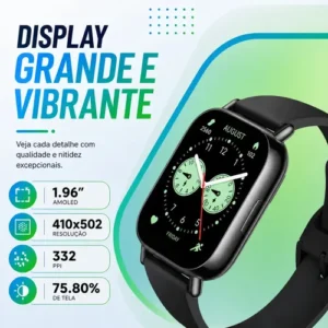 Relógio Smartwatch Redmi Watch 5 Active Lite Xiaomi Preto Prateado - Imagem 3