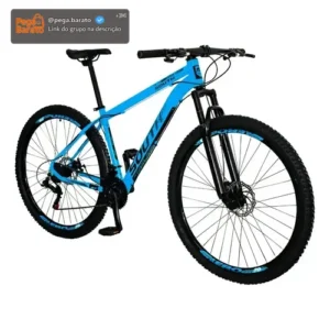 Bicicleta Unissex Legend Quadro 19 Aro 29 Mtb 21 Vel Southbike Azul - Imagem 1
