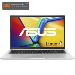 Notebook ASUS Vivobook 15 M1502, AMD Ryzen 7, 8 GB RAM, 512 GB SSD, KeepOS Linux, Cool Silver - M1502YA-NJ611 - Imagem 1