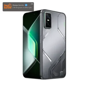 Smartphone Gamer Infinix GT30 PRO 5G - 12GB RAM 256GB Câmera Dupla 108MP+ Selfie 13MP NFC 6,78" Amoled 144Hz Dual Chip - Memória RAM Expansível Até 24GB - Chumbo - Imagem 1