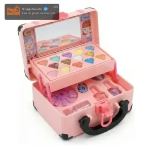 Kit Maquiagem Infantil Maleta Menina Completa Lavável - Imagem 1