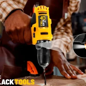 Furadeira Parafusadeira Sem Fio A Bateria Tb-12e 12v 3/8 10mm Com Maleta E Acessórios The Black Tools - Imagem 6