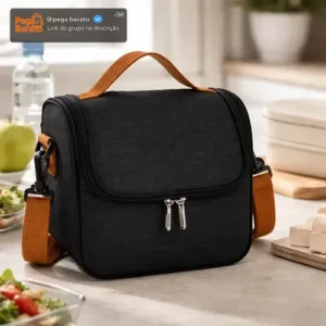 Bolsa Lancheira Semi Impermeavel Com Isolamento Termico Leve - Imagem 1