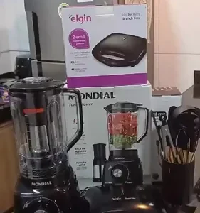 Kit Liquidificador Mondial + Sanduicheira + Jogo De Cozinha - Imagem 3