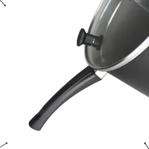 Panela de Pipoca Profissional RL 4L Antiaderente Tampa de Vidro Preto - Imagem 5