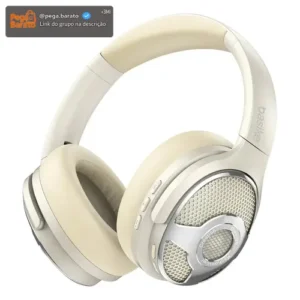 Fone De Ouvido Sem Fio, Com Função Caixa De Som, Microfone, Over-ear Fone, Gamer Headset Bluetooth, Cor Branco Basike Ba-fon6695 - Imagem 1