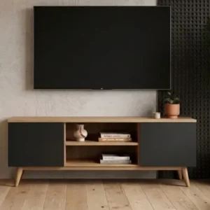 Rack Estante Industrial Mdp 120x60 Com Espaço Pra Decoração - Imagem 11