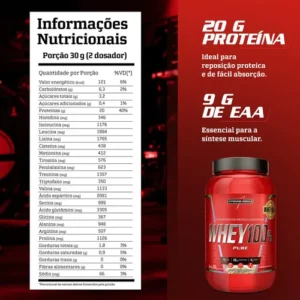 Whey 100% Pure Cookies 900g Pote - Aumento de Massa Magra com Proteína de Alta Qualidade - Imagem 4