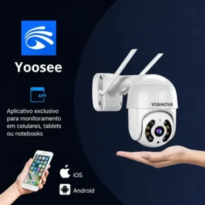 Câmera de Segurança Wifi Externa Interna Yoosee Full HD - Imagem 3