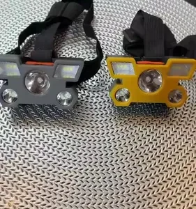 Lanterna De Cabeça Farol Led Forte Potente Recarregável Usb Ajustável Cor Da Luz Branca Oficina Mecânica Pesca Camping Bike Ciclismo Apegashop - Imagem 2
