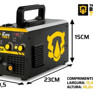 Máquina Inversora De Solda Digital Mig 130a Sem Gás C/ Tocha - Imagem 7