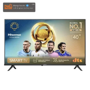 Hisense Smart TV FHD 40" Polegadas 40A4N com DTS Virtual X Game e Sports Mode Controle por Voz Share to TV e Compatível com Alexa - Imagem 1