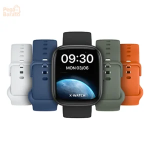 Smartwatch X-watch Xswuqpi010a Preto Bluetooth 5.3 C/ 5 Pulseiras Silicone - Imagem 1