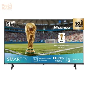 Hisense Smart TV FHD 43" Polegadas 43A4NV com HDR10, DTS Virtual X, Compatibilidade Alexa e Google Home - Imagem 1