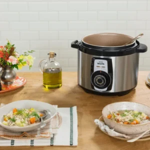 Panela De Pressão Elétrica Walita Daily Philips Ri3103 Metal Cor Preto/Prata Frequência 60 Hz - Imagem 7