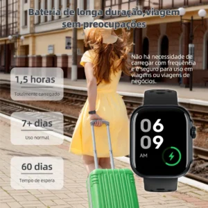 Relógio Smartwatch Bettdow FB041 GPS Alexa 5M/IP68 À Prova D'Água - Imagem 5
