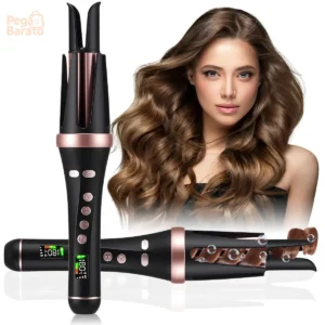 Forestory Modelador De Cachos Profissional Automático 32mm Giro Automático Rotação Automática Regulagem De Temperat Modelador De Cachos Automatico Modelador De Cachos Automático Cacheador Rotativo - Imagem 1