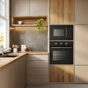 Forno Elétrico De Embutir 68l Midea Preto - Imagem 5