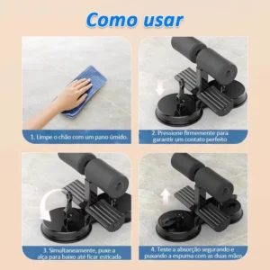 Aparelho Abdominal Suporte Pé Exercicios Academia Abdominal - Imagem 7