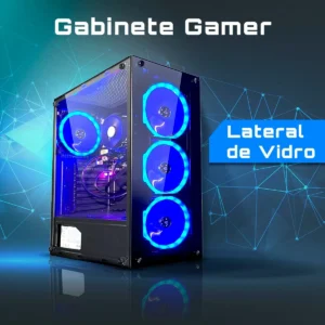 Computador Gamer Intel Core i7 16GB SSD 512GB Monitor 19" Kit Strong Tech - Imagem 3