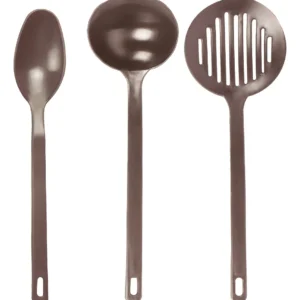 Jogo De Panelas 11 Peças Dona Chefa Baunilha Antiaderente Com Panela De Pressão 4,5l E Utensílios Nylon - Imagem 6