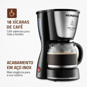 Cafeteira Elétrica Dolce Arome Mondial 550W - C-30-18X-FB - Imagem 3