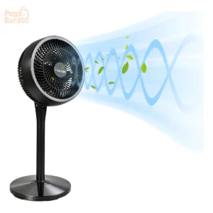 Ventilador circulador de ar, três velocidades ajustáveis, baixo ruído, 60Hz, três ajustes de altura - Imagem 1