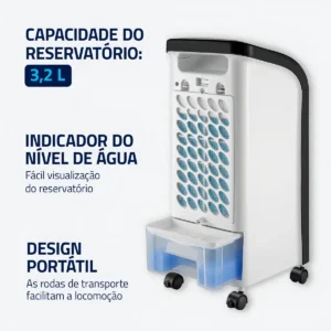 Climatizador De Ar Mondial Fresh Air Cl-03 60hz Cor Branco - Imagem 5