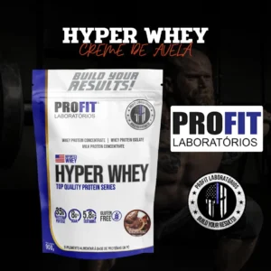 Hyper Whey 900g Isolado E Concentrado Profit Sabor Creme De Avelã - Imagem 8