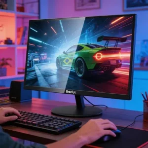 Monitor Led 19 Brazil Pc Hd Cor Preto - Imagem 2